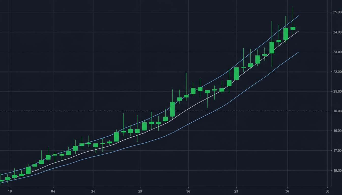 TradingView chart showing STRONG BUY signal with green candlestick pattern and technical indicators